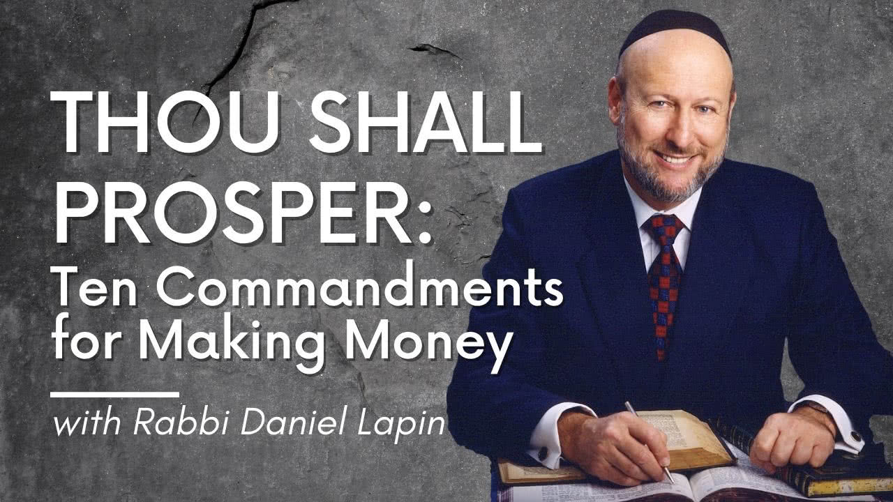 Rabbi Daniel Lapin Thou Shall Prosper