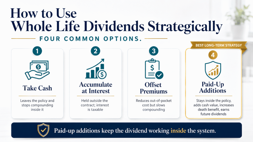 How to use Whole Life Dividends